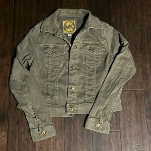 Michael Kors M Green Jean Jacket
